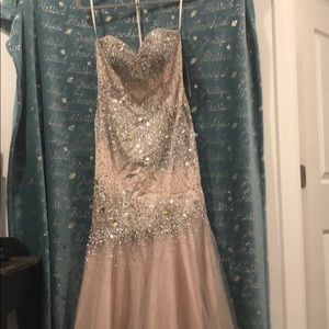 Kiera couture champagne dress style J7003